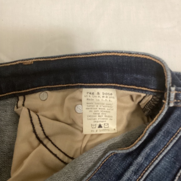 Rag & Bone for Aritzia Distressed Blue Jeans Size 25 - Picture 5 of 7